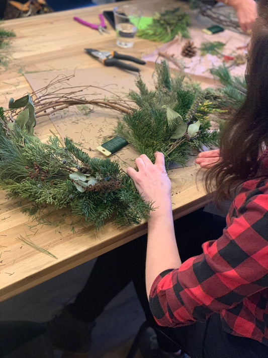 Build Your Own Holiday Wreath - Virtual Workshop & Optional Wreath Kit